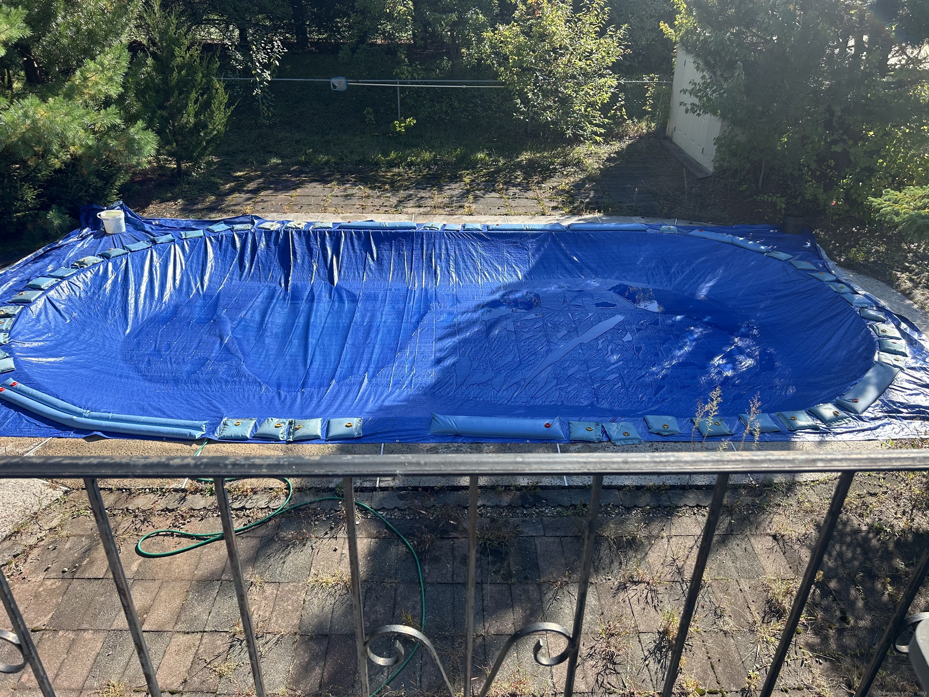 268 Fox Hill Road Wethersfield, CT 06109 - Photo 23 of 25 a view of a wooden fence and a pathway