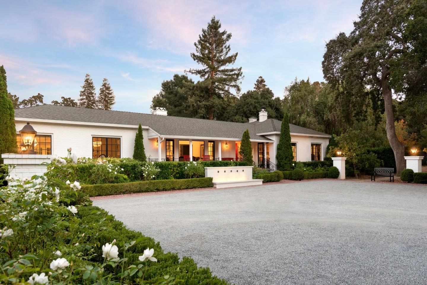 32 Encina Avenue Atherton, CA 94027 - Photo 1 of 17 front view of a house with a yard