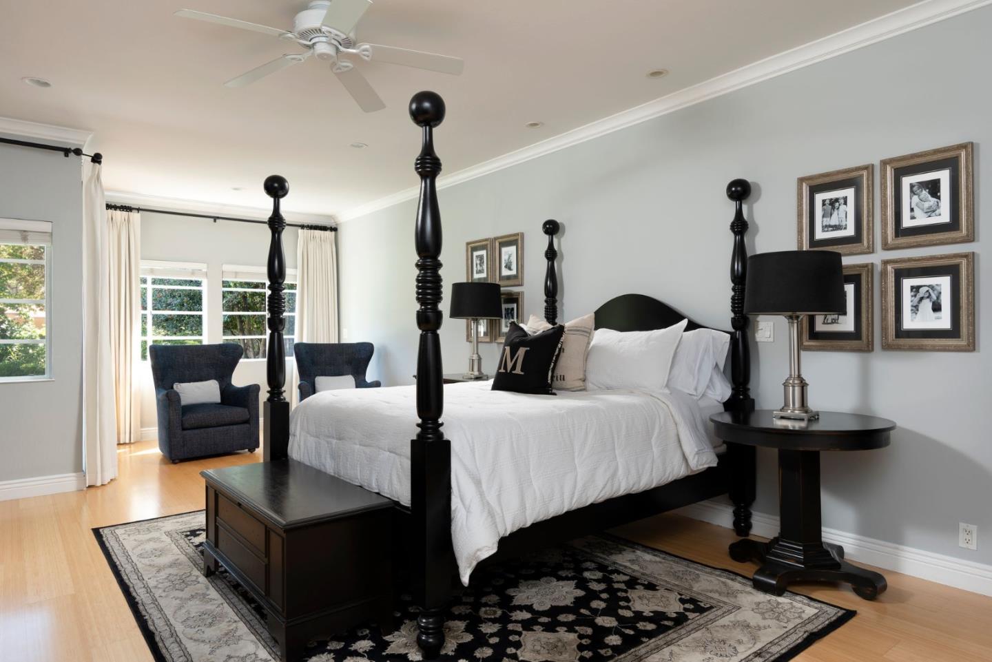 32 Encina Avenue Atherton, CA 94027 - Photo 9 of 17 a bedroom with furniture and a table