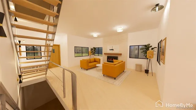 a view of a kitchen with a sink