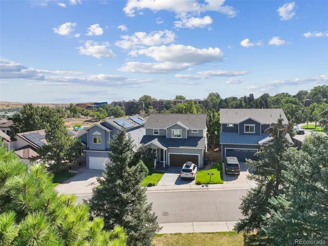 a view of a city with tall buildings