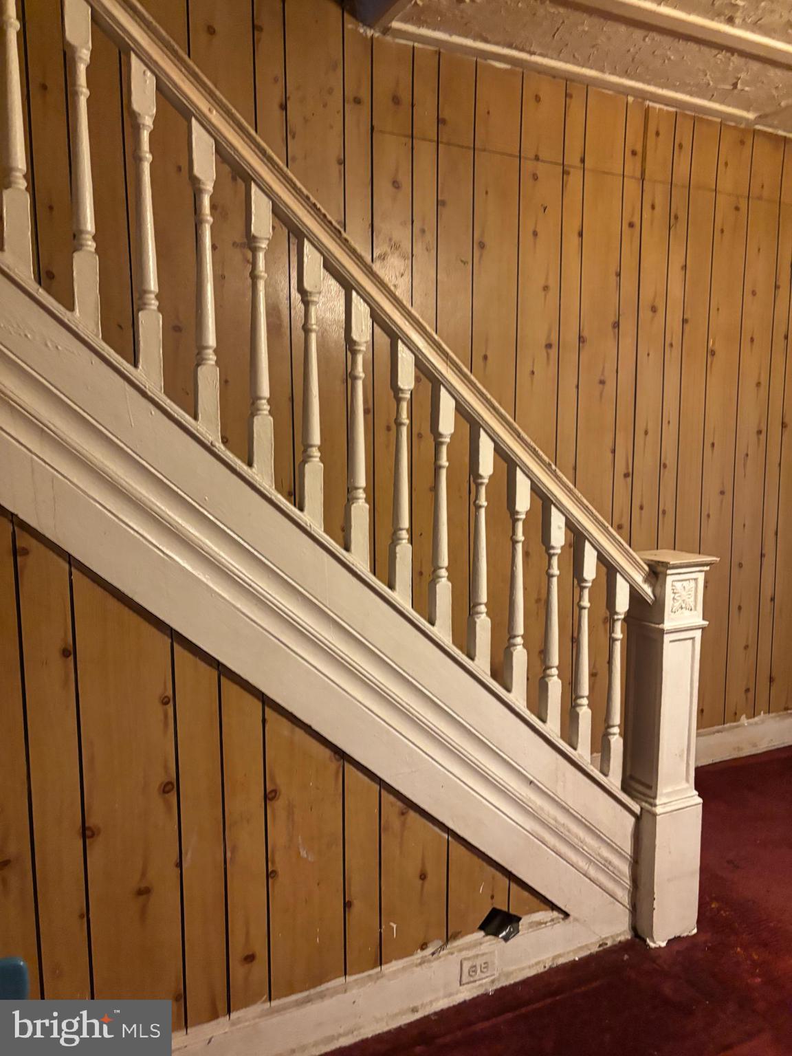 826 State Street Camden, NJ 08102 - Photo 3 of 13 a view of staircase with wooden floor and stairs