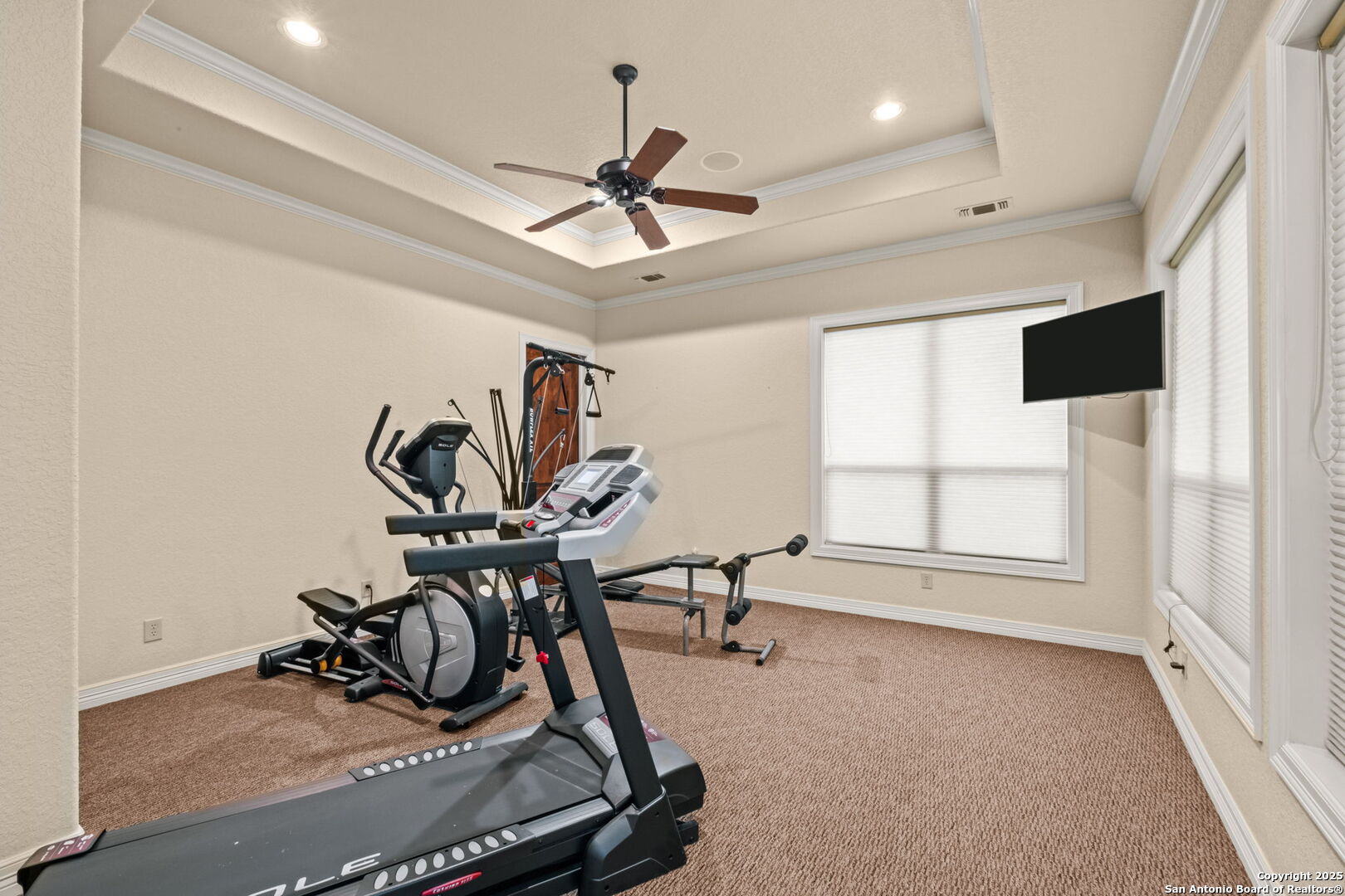 208 Cascade Caverns Road Boerne, TX 78015 - Photo 65 of 74 a view of a room with gym equipment