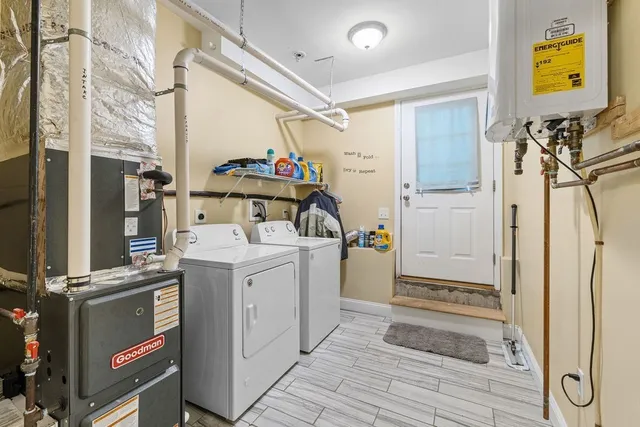 a view of storage and utility room