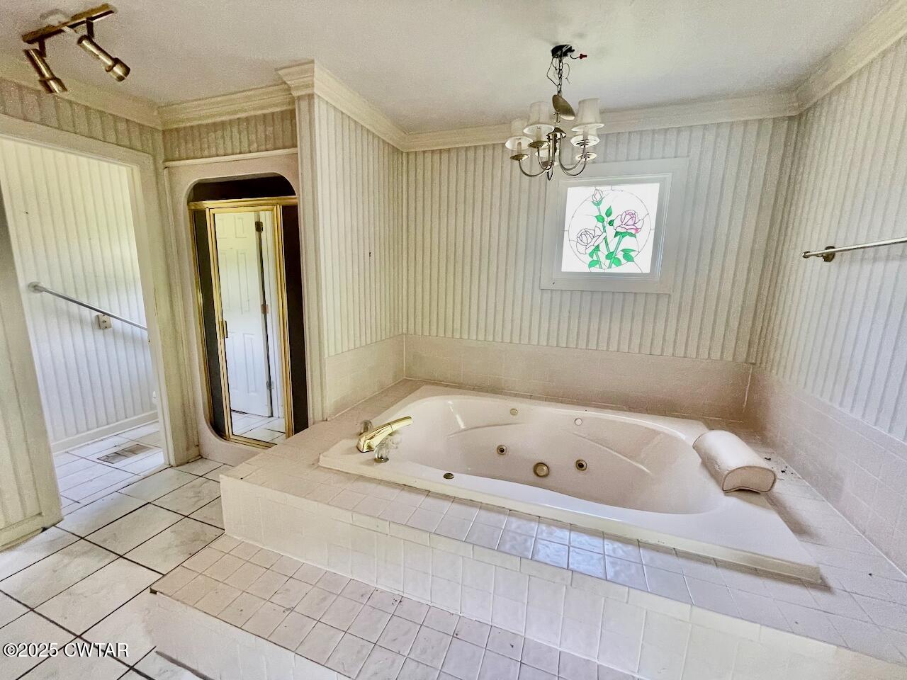 2688 Beech Bluff Road Jackson, TN 38301 - Photo 16 of 30 a bathroom with a bathtub and a shower