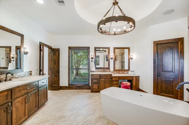 a very nice looking room with a large window