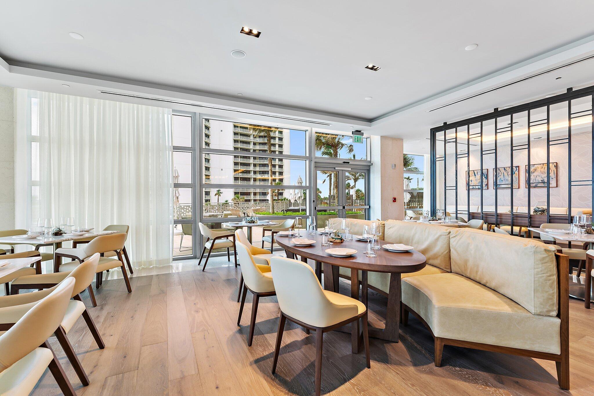 3100 North Ocean Drive, Unit H1206 Singer Island, FL 33404 - Photo 43 of 78 a view of a dining room with furniture window and outside view