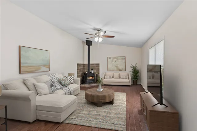 a bed room with a bed furniture and a window