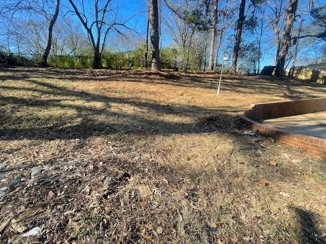 a view of road with trees