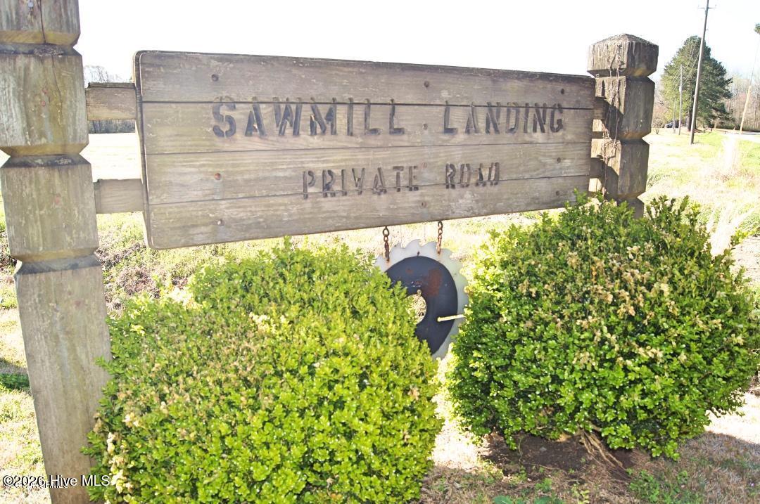 668 Sawmill Landing Road Bath, NC 27808 - Photo 29 of 30 Sawmill Landing Entrance Sign
