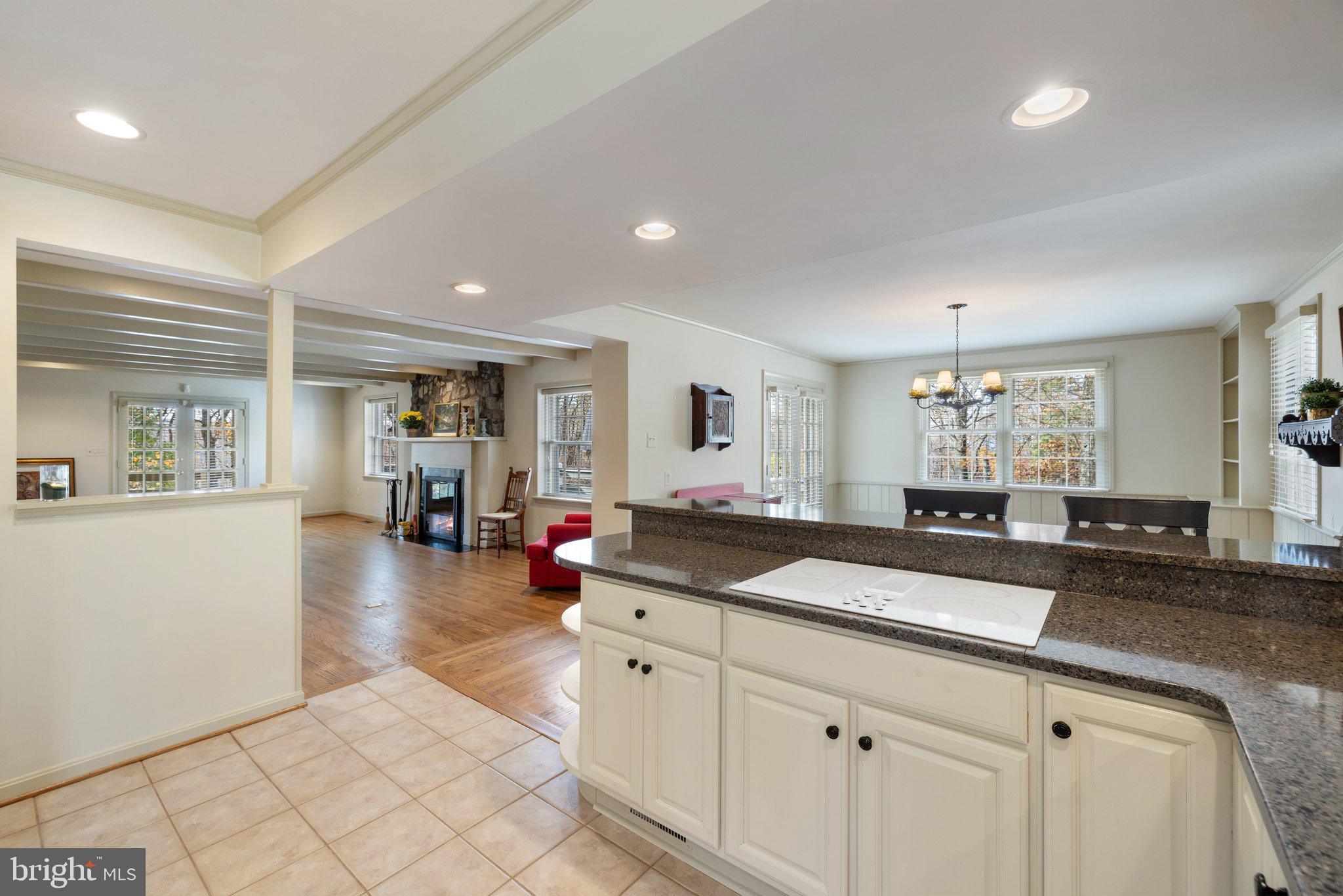 17970 Raven Rocks Road Bluemont, VA 20135 - Photo 16 of 78 a spacious bathroom with a granite countertop sink and a large mirror