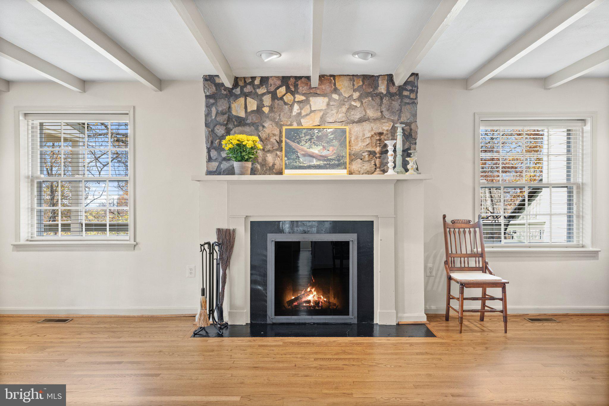 17970 Raven Rocks Road Bluemont, VA 20135 - Photo 23 of 78 a living room with furniture and a fireplace