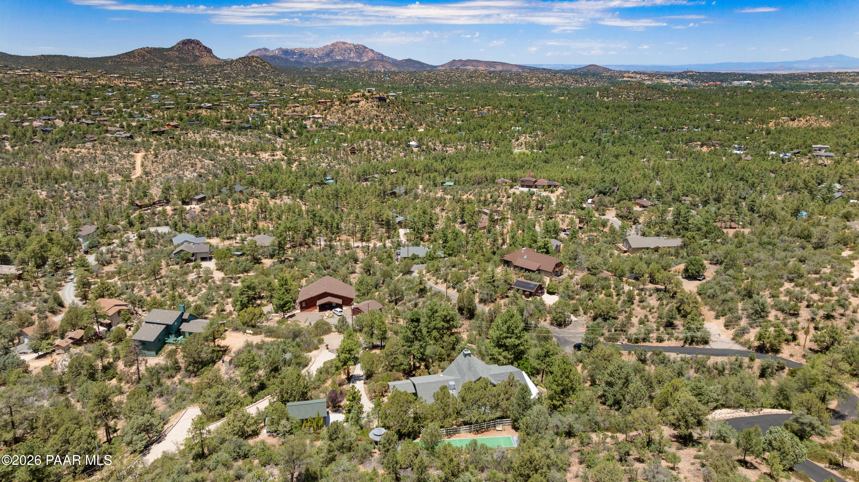 1289 Manzanita Hill Road Prescott, AZ 86303 - Photo 62 of 64 Aerial View