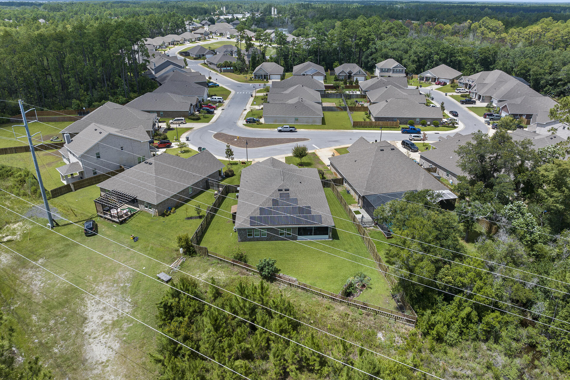 220 Conner Circle Santa Rosa Beach, FL 32459 - Photo 4 of 50 an aerial view of a house with garden space and street view