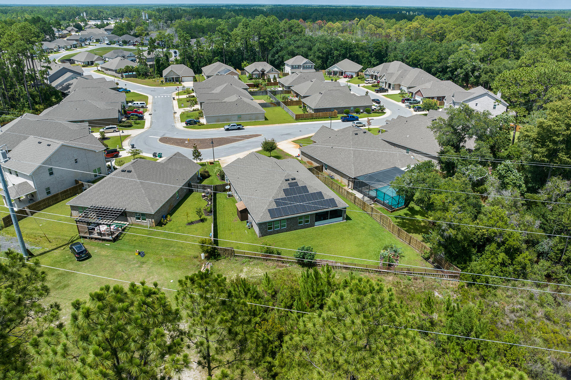 220 Conner Circle Santa Rosa Beach, FL 32459 - Photo 5 of 49 aerial of cul-de-sac