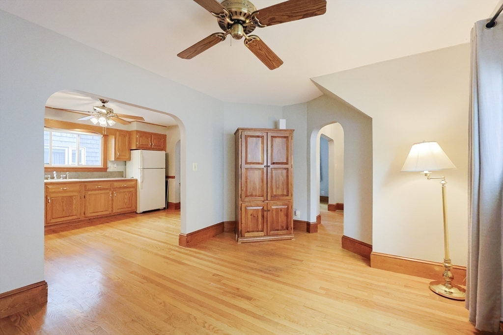 580 2nd Street Everett, MA 02149 - Photo 12 of 29 a view of an empty room with kitchen and a sink
