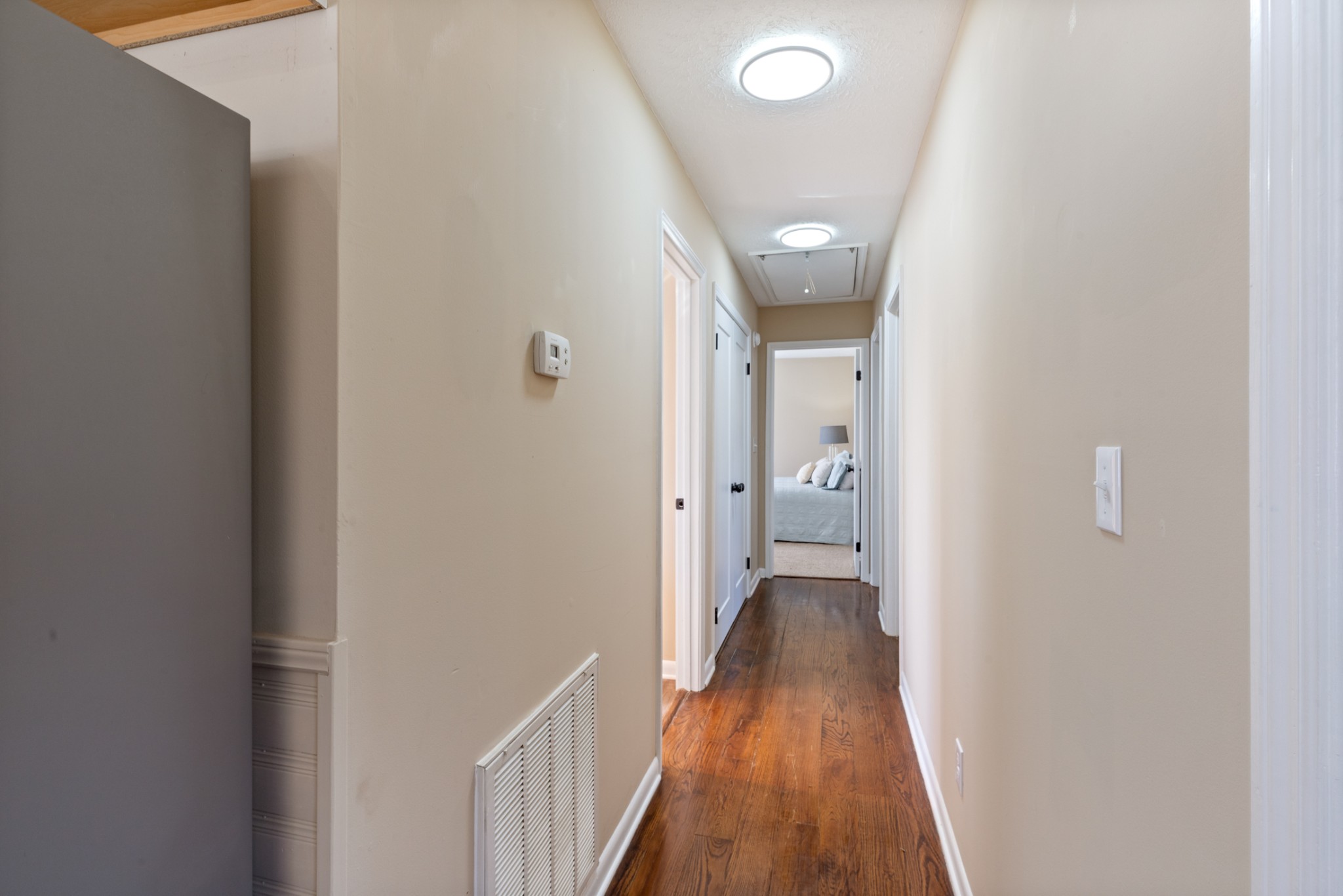 108 Aaron Drive Burns, TN 37029 - Photo 16 of 31 a view of a hallway with a hardwood floor