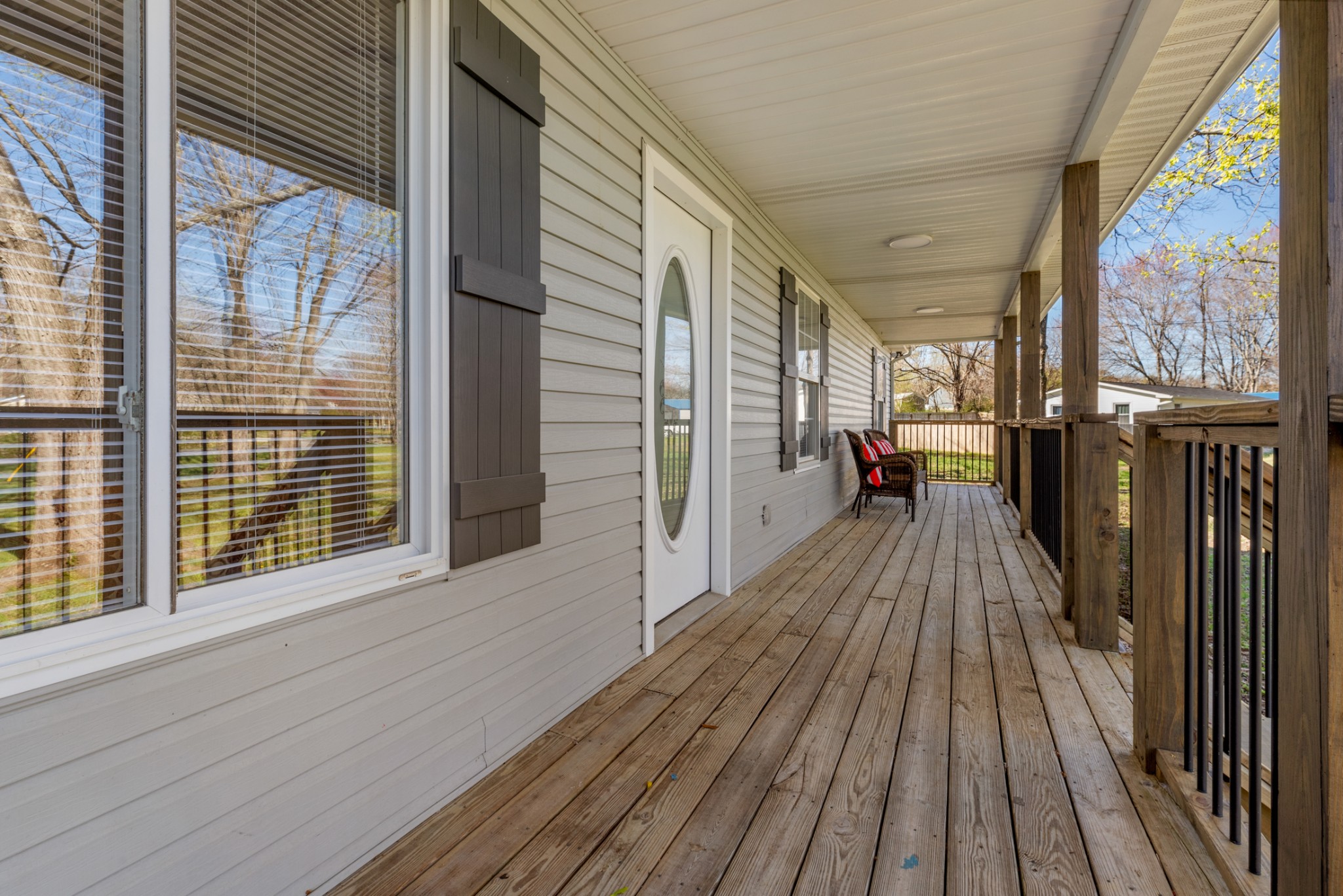 108 Aaron Drive Burns, TN 37029 - Photo 6 of 31 a view of a balcony with wooden floor