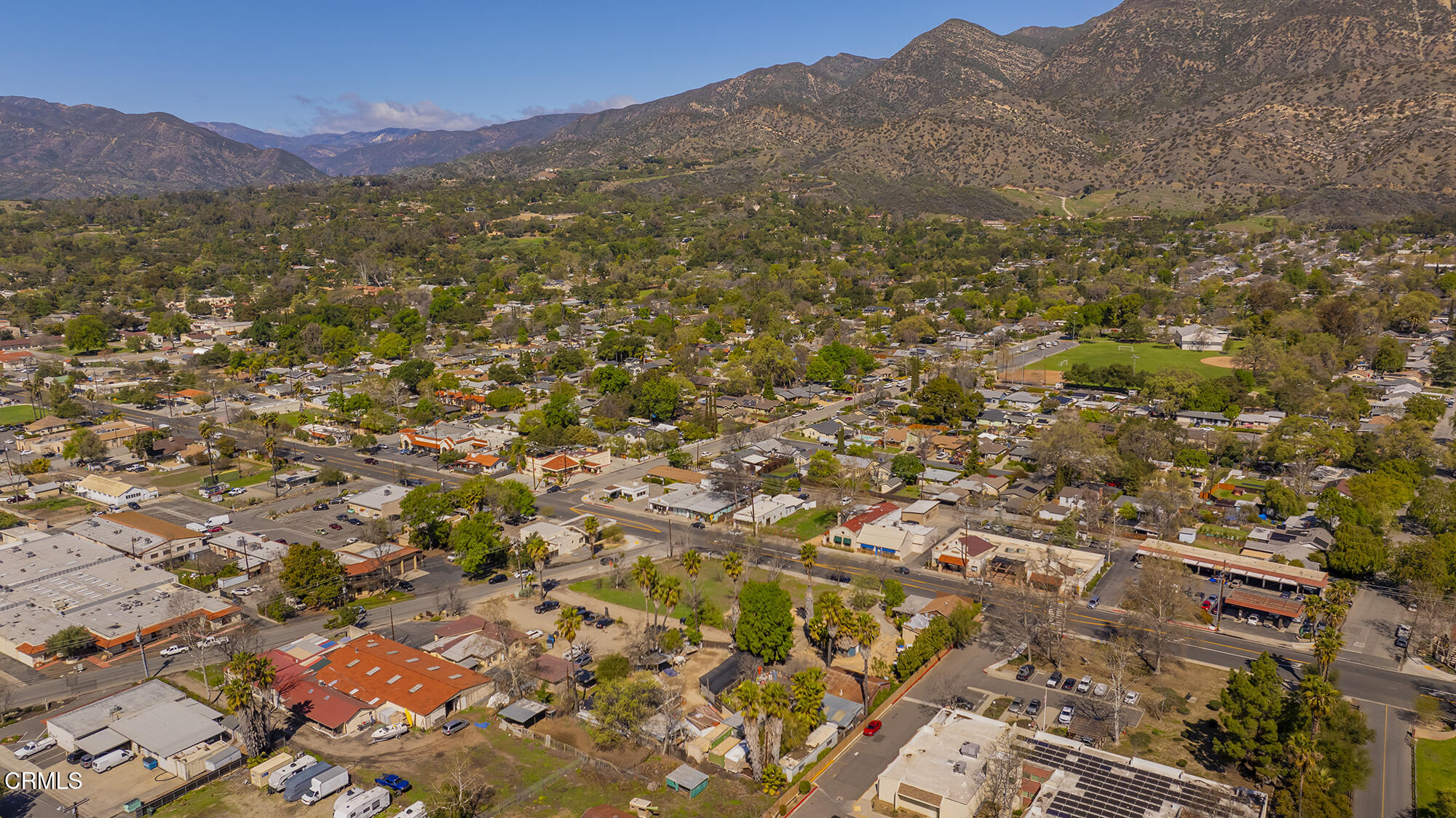 0 Bryant Street Ojai, CA 93023 - Photo 29 of 35 an aerial view of residential house and covered with snow