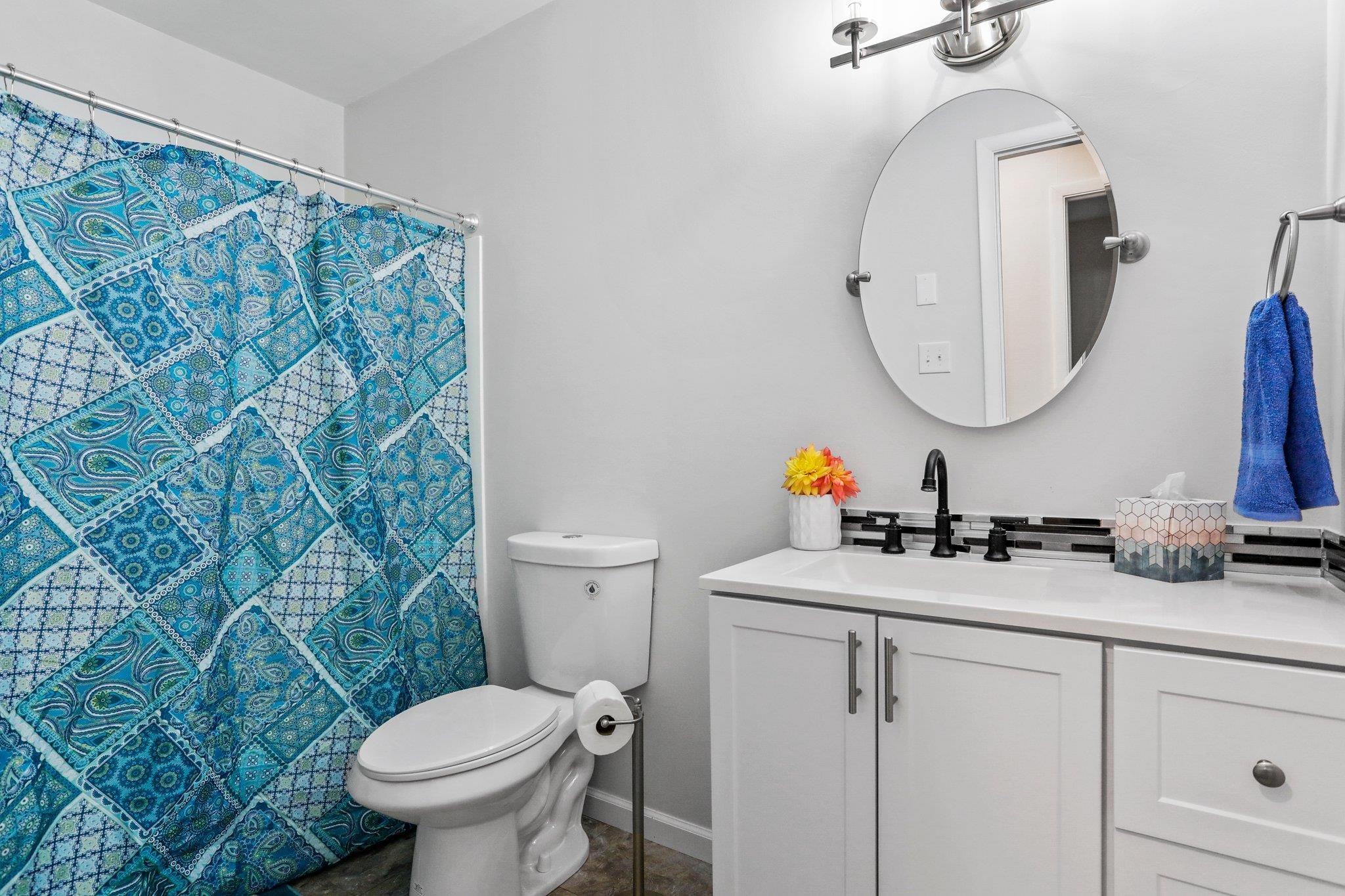 18196 New Market Road Timberville, VA 22853 - Photo 23 of 34 a bathroom with a sink toilet and a mirror