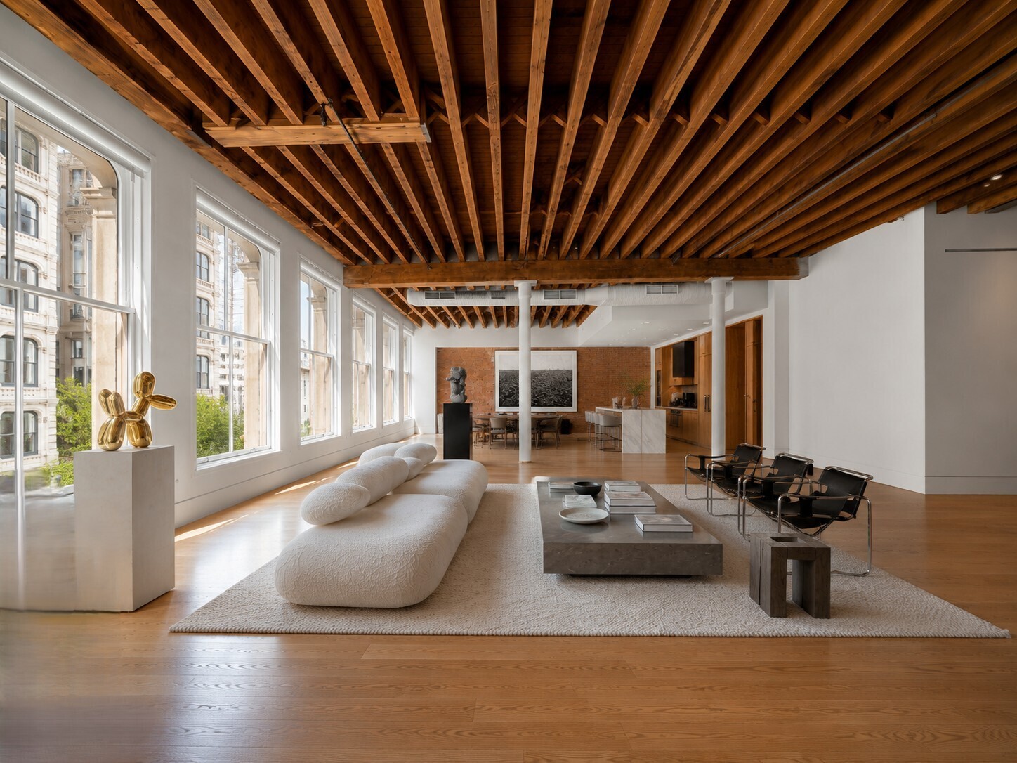 62 Wooster Street, Unit 4 Manhattan, NY 10010 - Photo 2 of 13 a living room with furniture