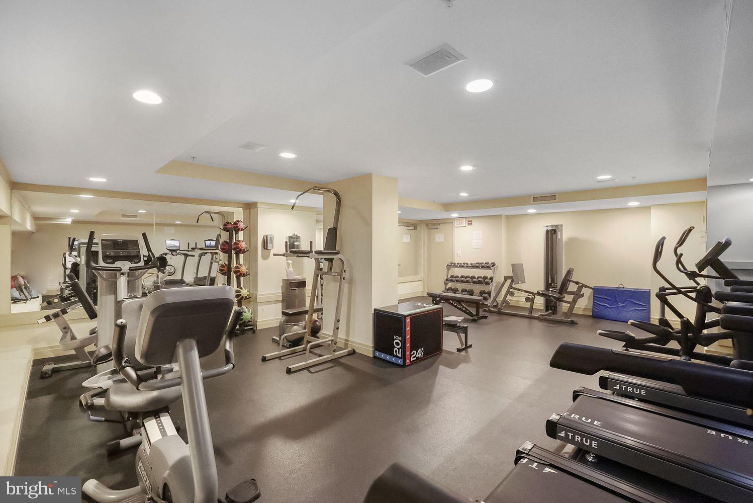 915 E Street Northwest, Unit 403 Washington, DC 20004 - Photo 23 of 30 a view of a room with gym equipment