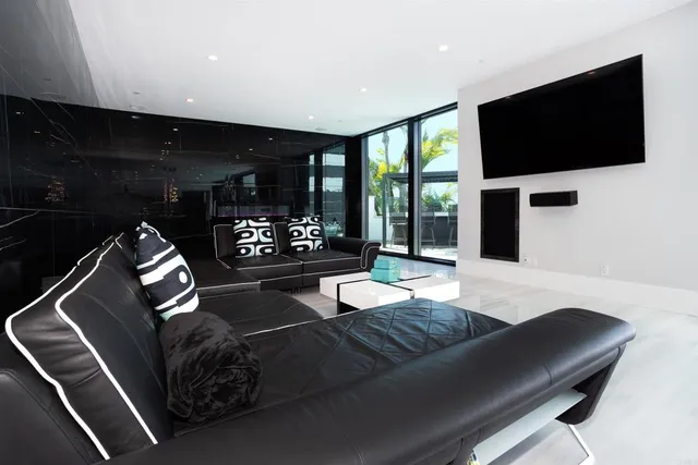 a view of a lake from a balcony