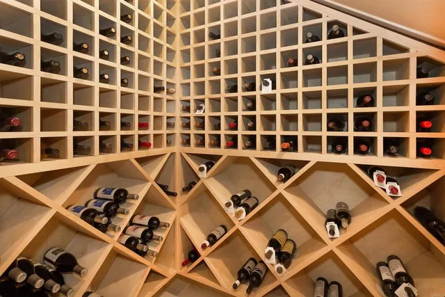 a view of an outdoor space with seating area