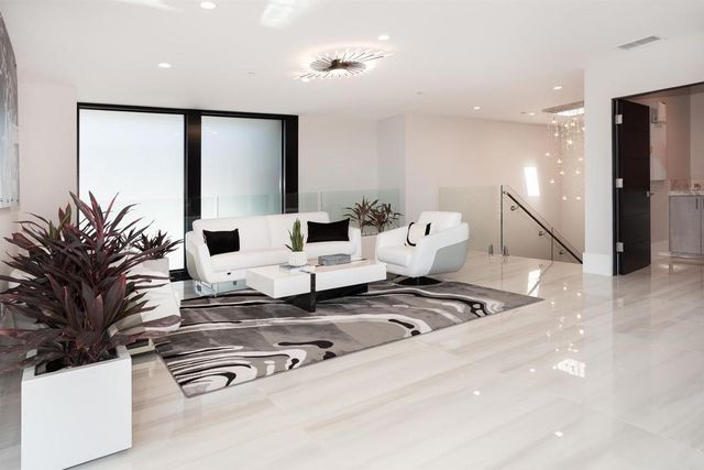 a view of a back yard from a dining room