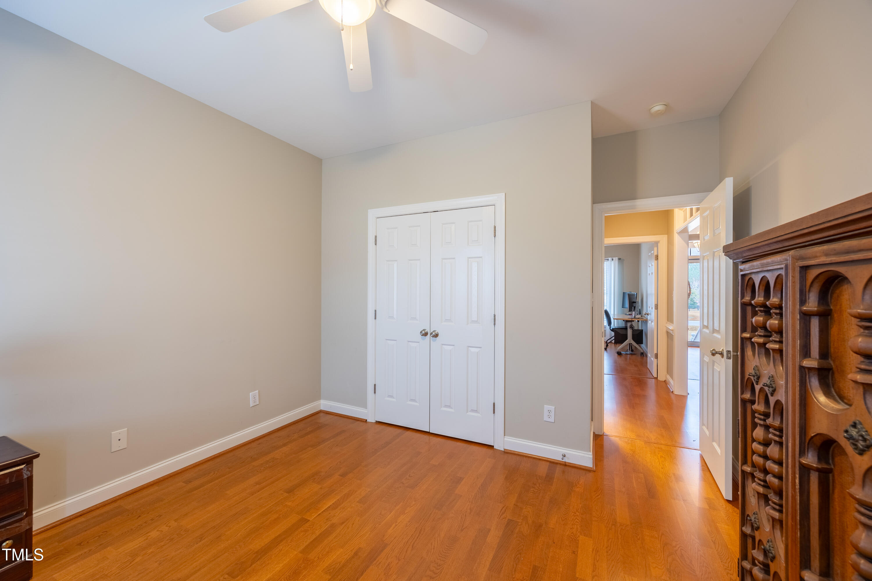 5148 Nowell Road Sims, NC 27880 - Photo 15 of 49 a view of livingroom with hardwood floor and a ceiling fan