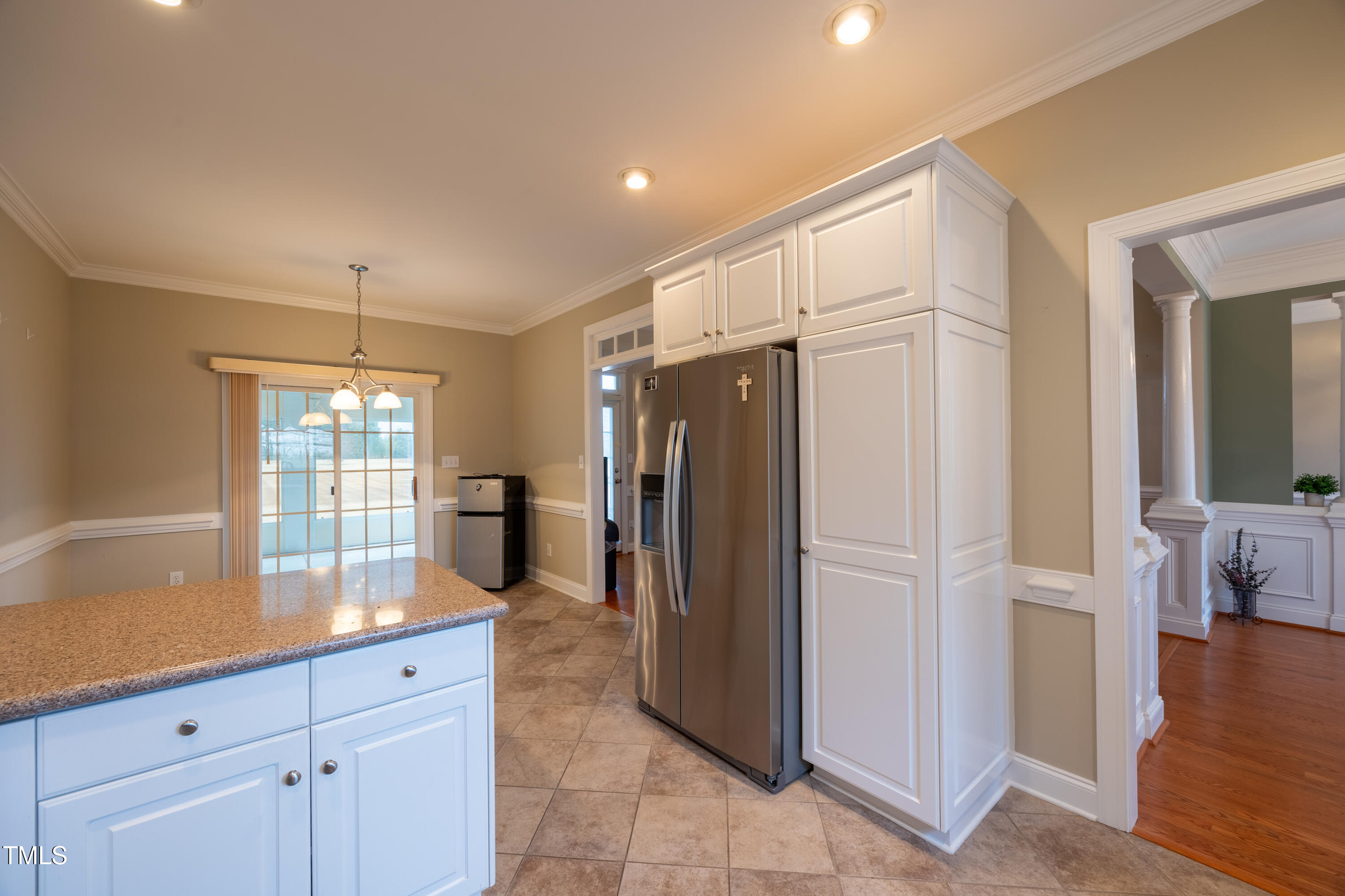 5148 Nowell Road Sims, NC 27880 - Photo 22 of 49 a kitchen with stainless steel appliances a refrigerator and a sink