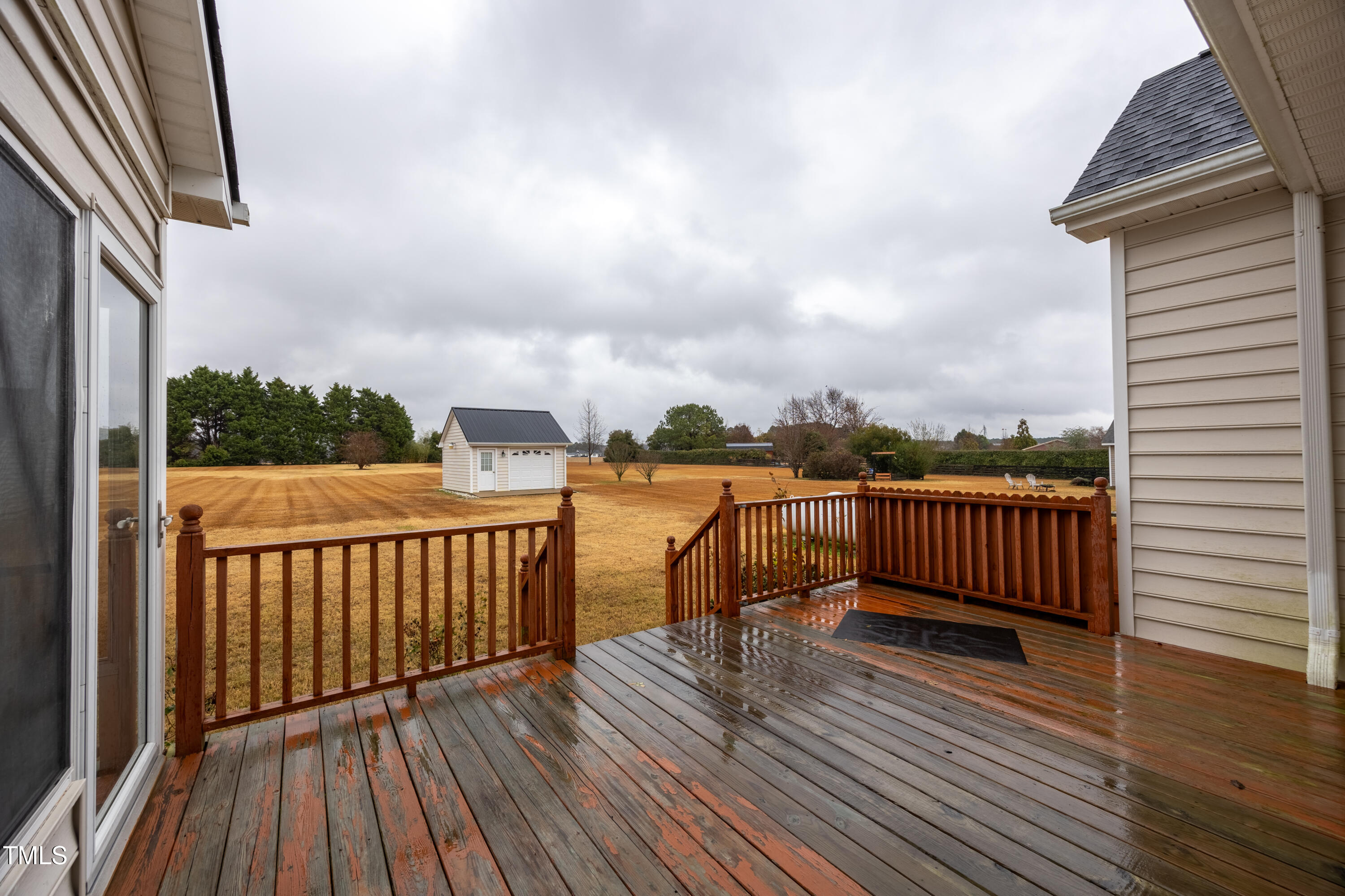 5148 Nowell Road Sims, NC 27880 - Photo 44 of 49 a view of deck with a patio