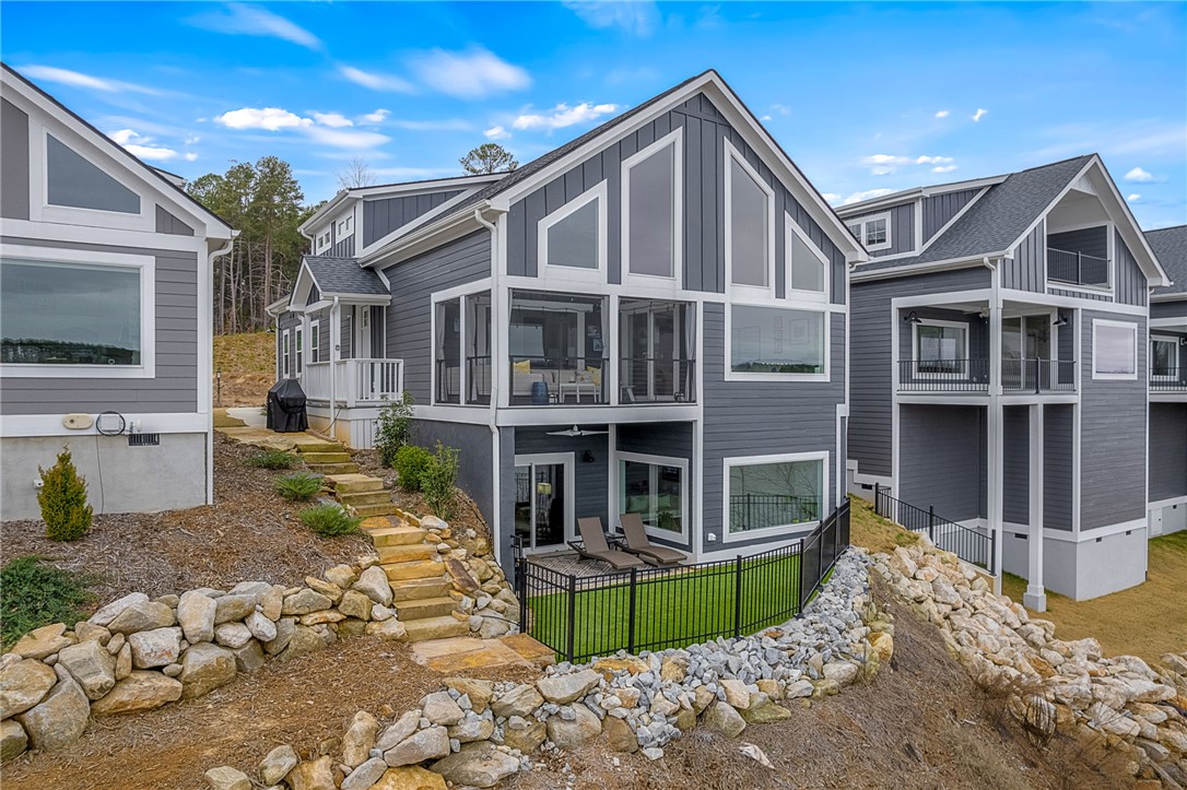 1230 Melton Road, Unit 215 West Union, SC 29696 - Photo 2 of 50 Added Stone Steps, Easy Walking Access from Front to Back of Home and Trails