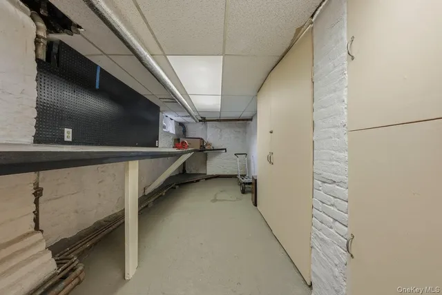 a view of storage and utility room