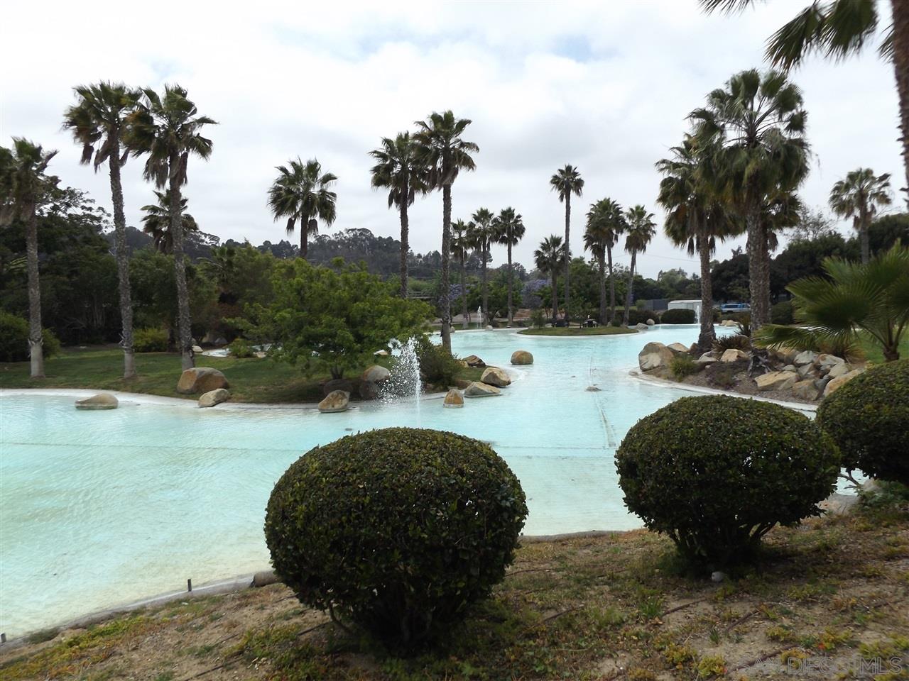 5805 Friars Road, Unit 2101 San Diego, CA 92110 - Photo 17 of 25 This time looking westward over another of the decorative ponds in the rear of the property.