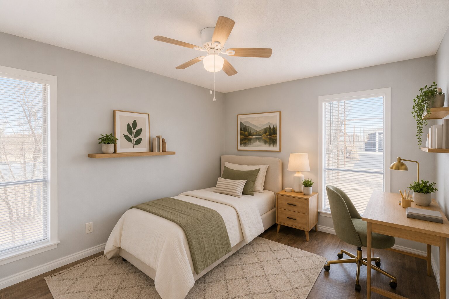 100 Uhland Road, Unit 3 San Marcos, TX 78666 - Photo 15 of 20 Your second bedroom. This photo has been virtually staged.