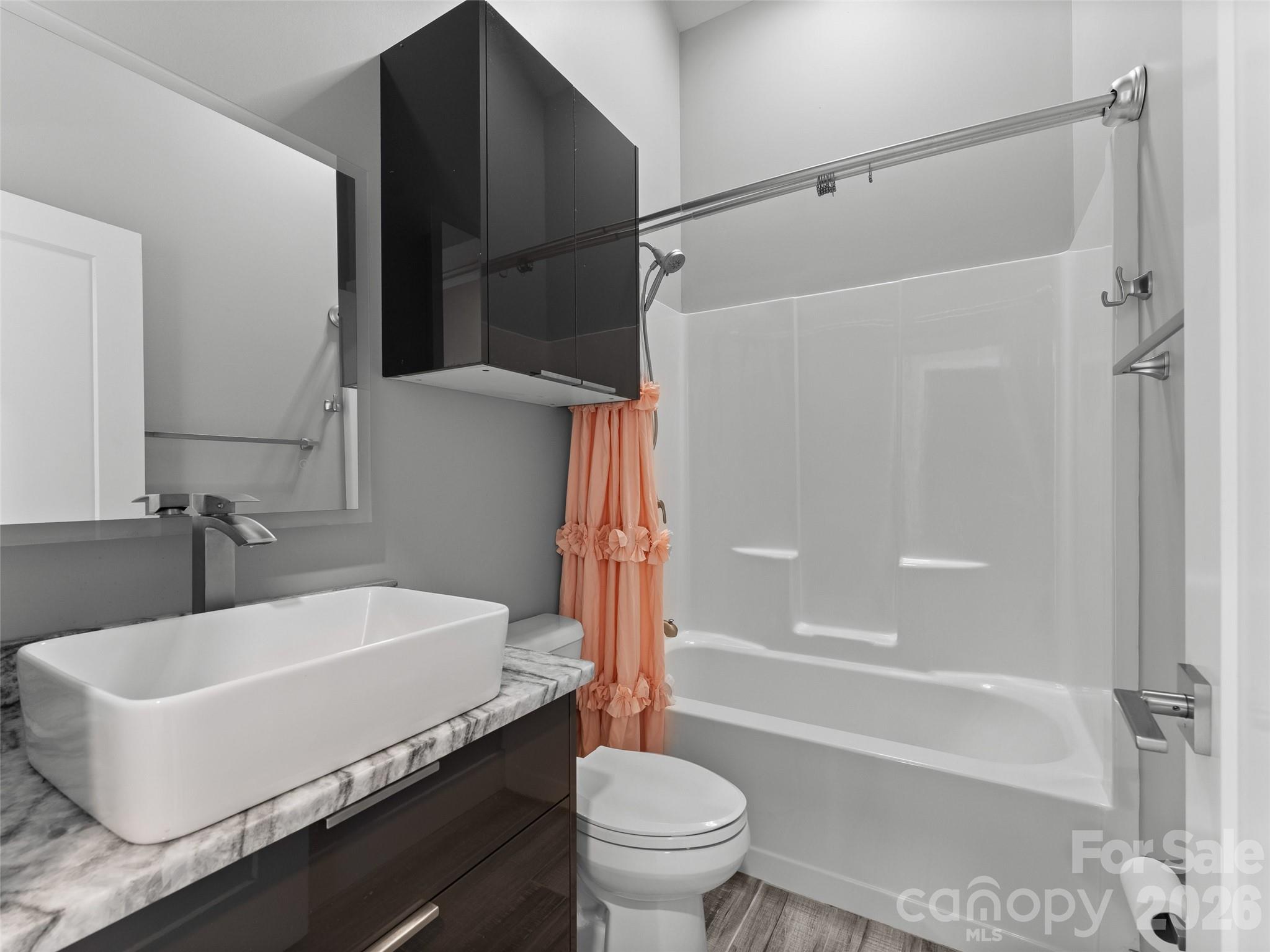 123 Israel Road Candler, NC 28715 - Photo 25 of 44 a bathroom with a sink toilet and shower