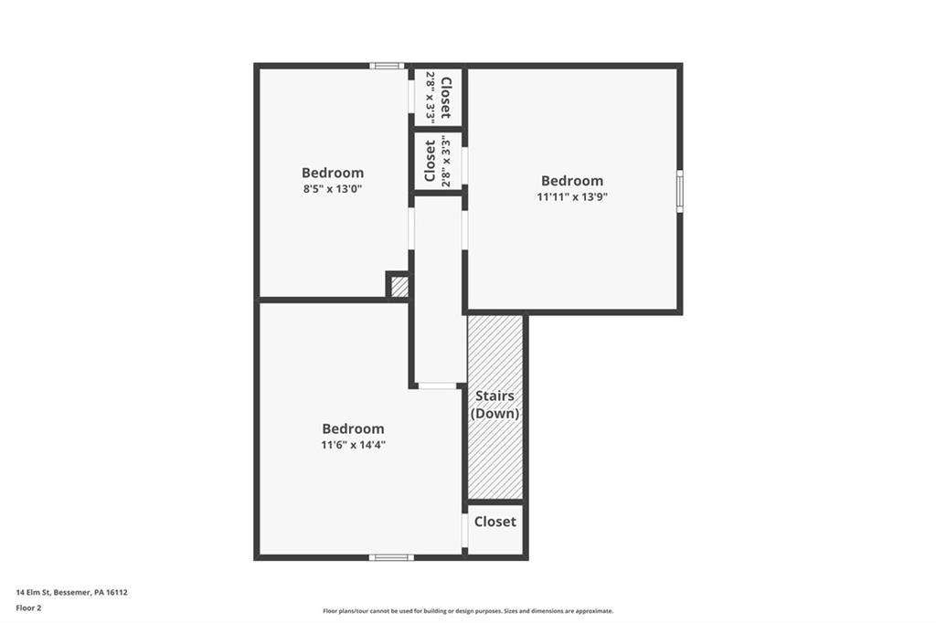 14 Elm Street Bessemer, PA 16112 - Photo 27 of 29 a picture of a room with a white wall and white wall