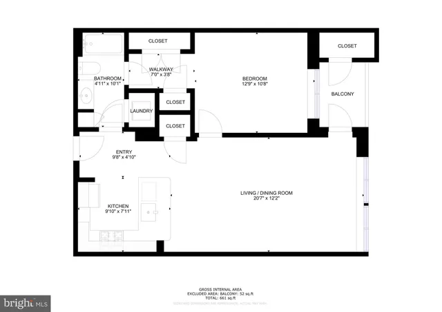 $400,000 | 350 G Street Southwest, Unit N614, Washington, DC 20024