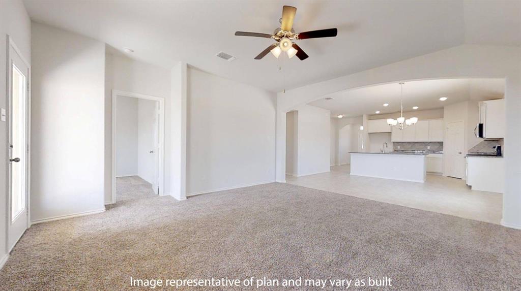 5800 Foggy Lagoon Drive Waco, TX 76708 - Photo 13 of 24 a view of a livingroom with a ceiling fan kitchen hardwood floor and a ceiling fan