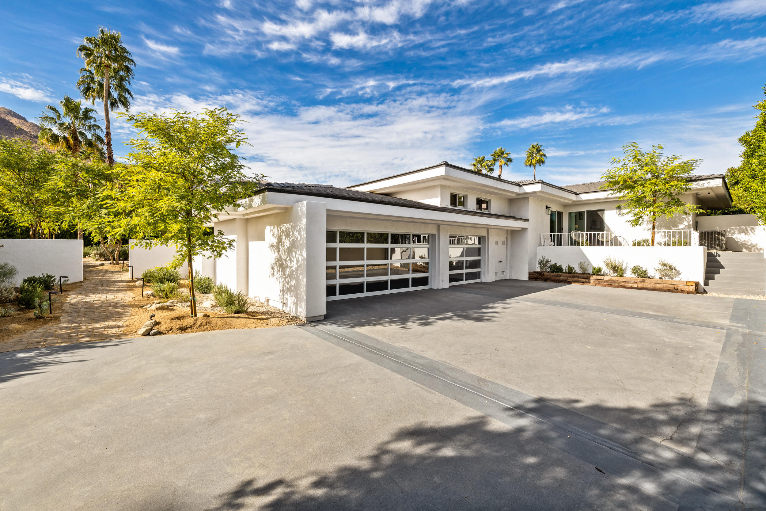 594 West Stevens Road, Unit A Palm Springs, CA 92262 - Photo 100 of 133 a view of a house with a outdoor space