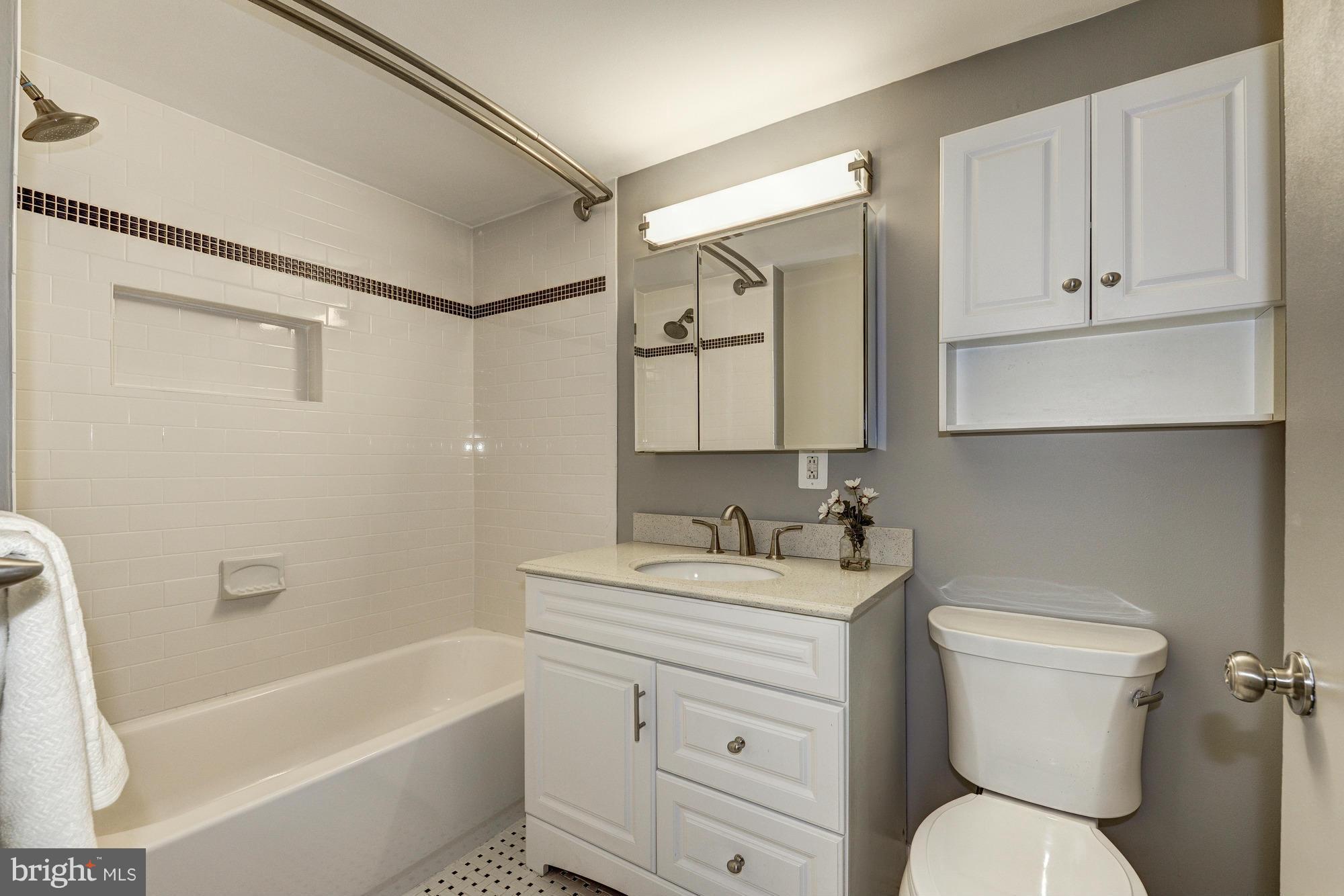 2633 Adams Mill Road Northwest, Unit B4 Washington, DC 20009 - Photo 12 of 14 Updated bath