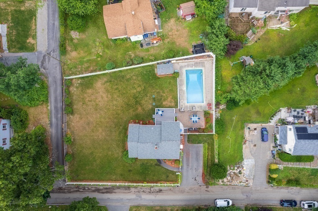 12 Cypress Road Natick, MA 01760 - Photo 35 of 41 an aerial view of a house with swimming pool
