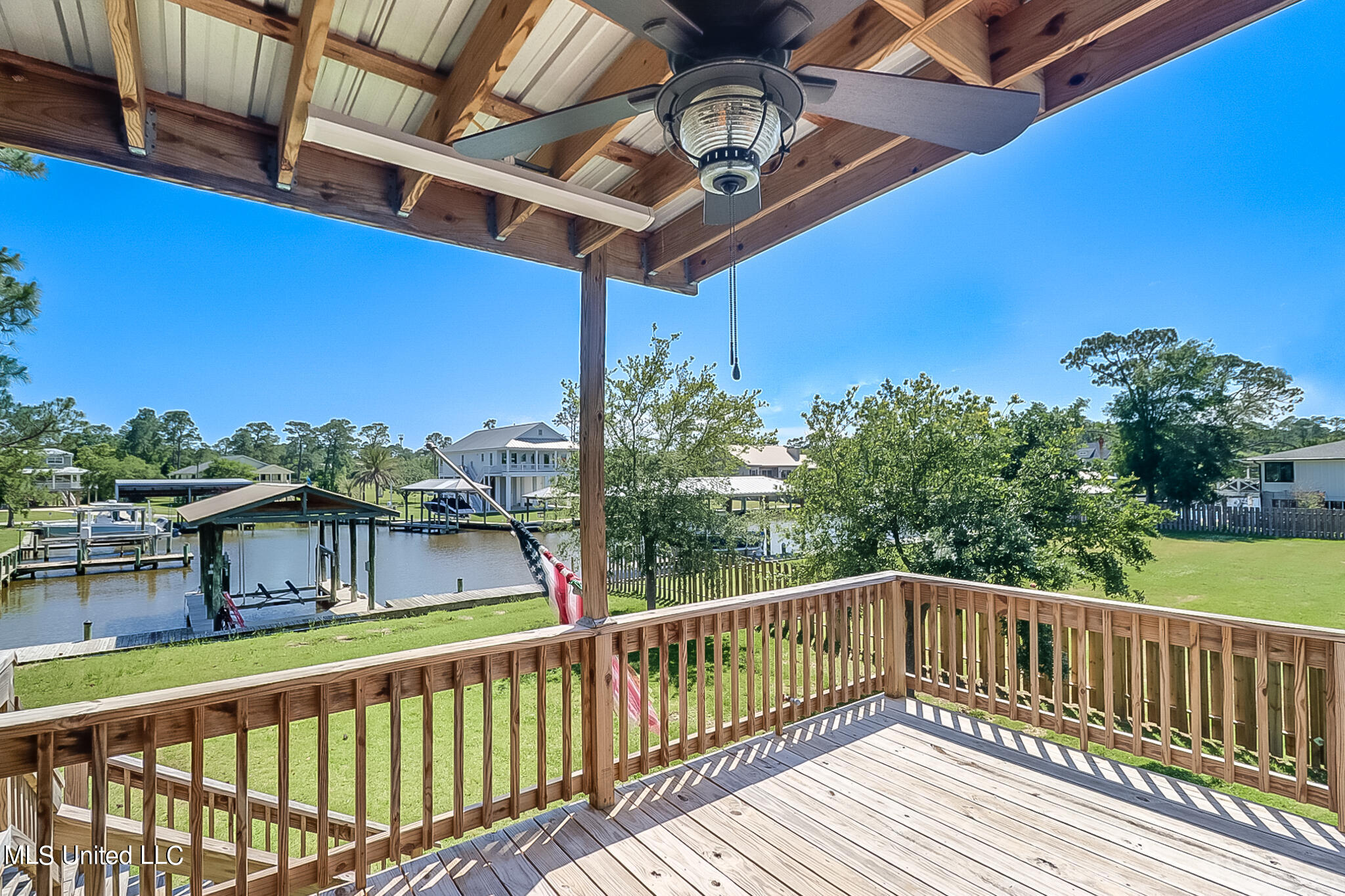 495 Prentiss Road Pass Christian, MS 39571 - Photo 12 of 43 Deck - Water view