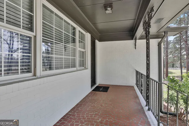 a view of front door