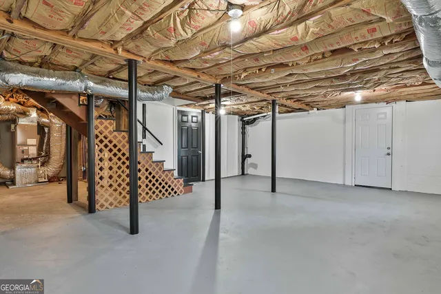 a view of a room with a porch