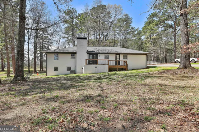 a view of outdoor space with trees