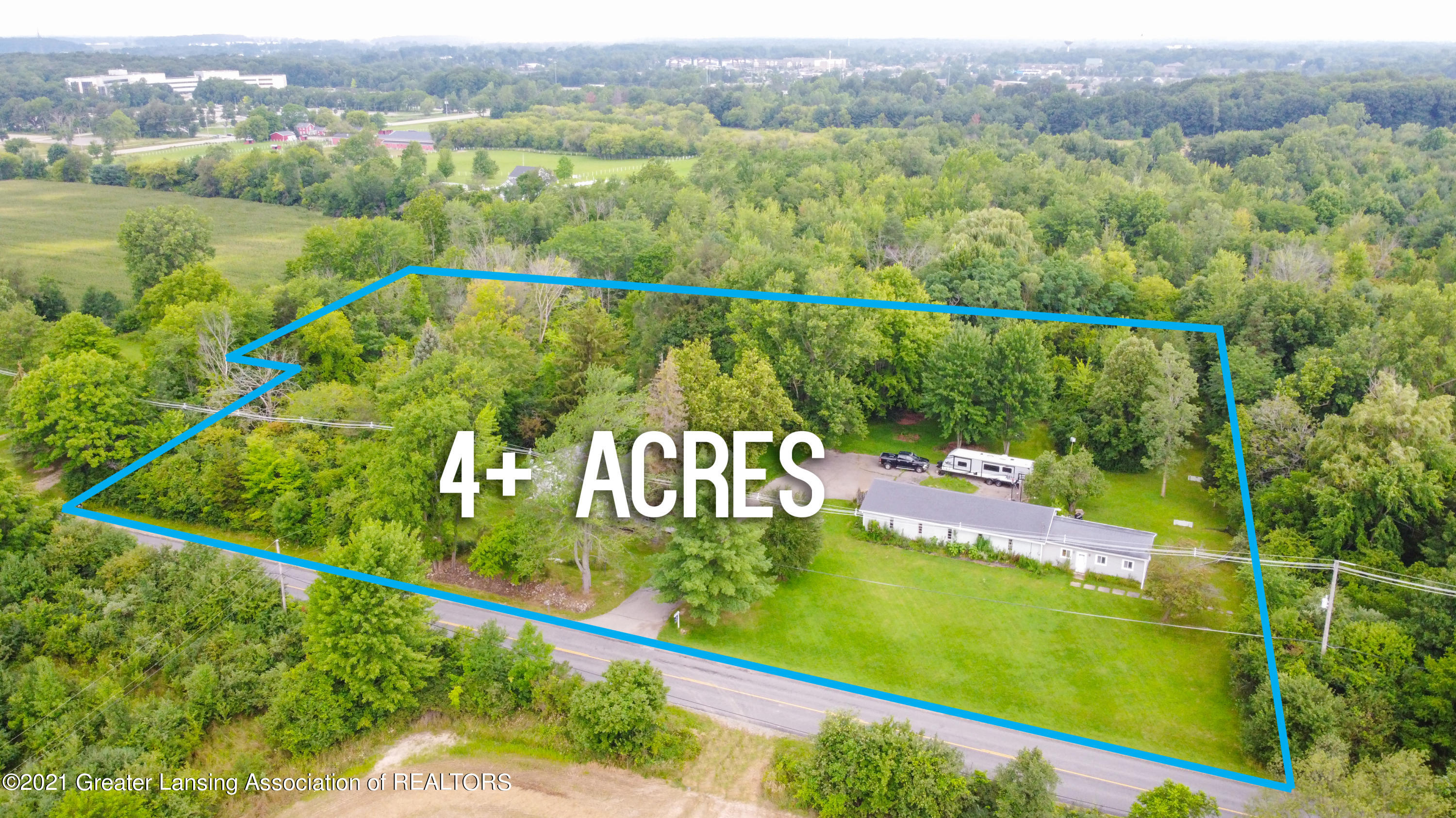 2102 Sandhill Road Mason, MI 48854 - Photo 41 of 41 Aerial View