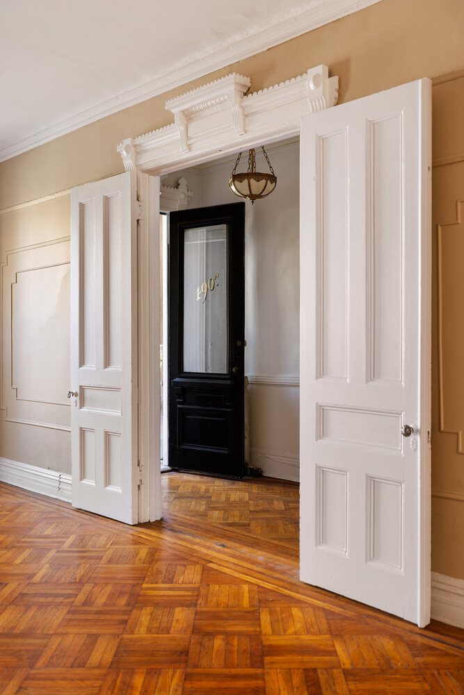 490 Monroe Street Brooklyn, NY 11221 - Photo 2 of 15 a view of a entryway with wooden floor