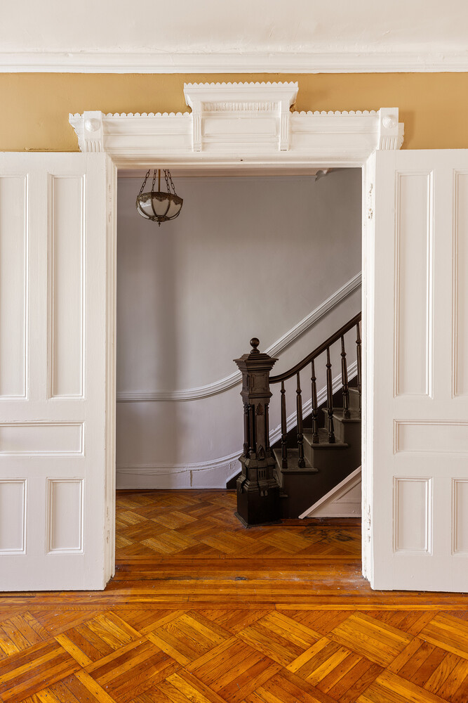 490 Monroe Street Brooklyn, NY 11221 - Photo 5 of 15 a view of walk in closet with empty racks